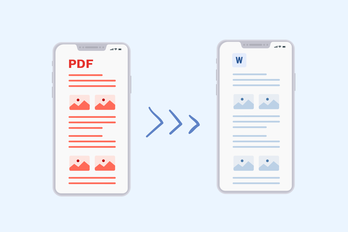 How to convert PDF to Word on iPhone/Android