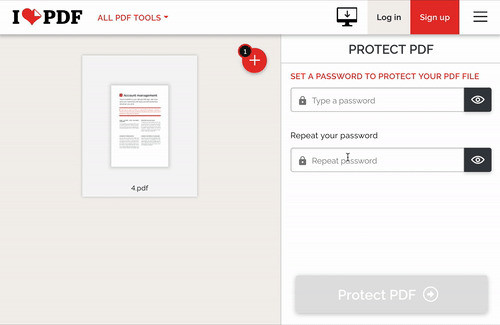 How To Protect PDF File With A Password