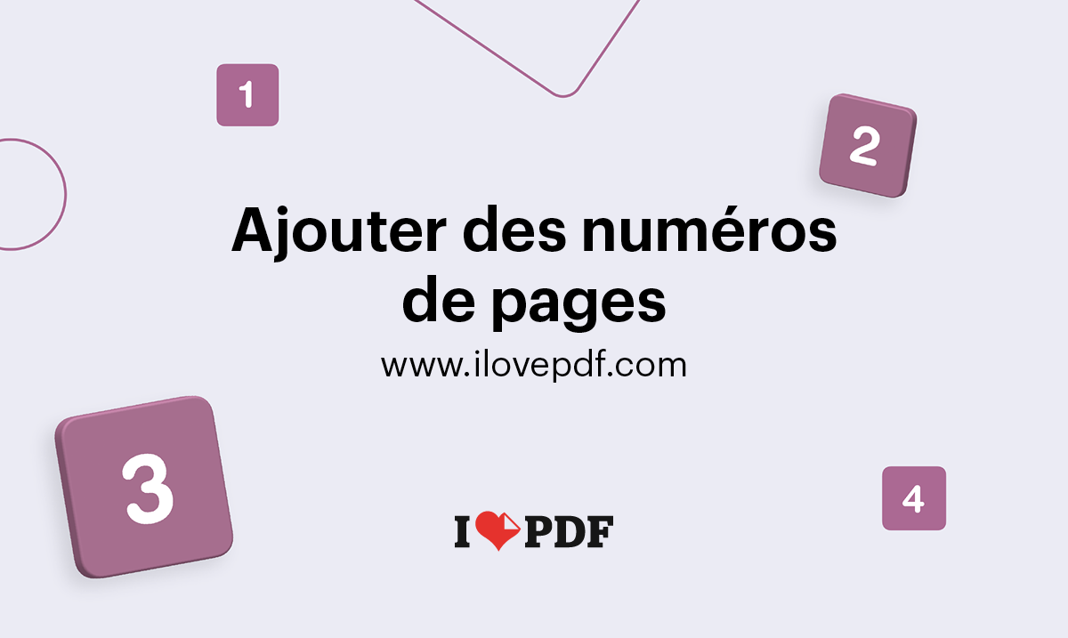 Ajoutez des numéros de pages dans un fichier PDF en ligne