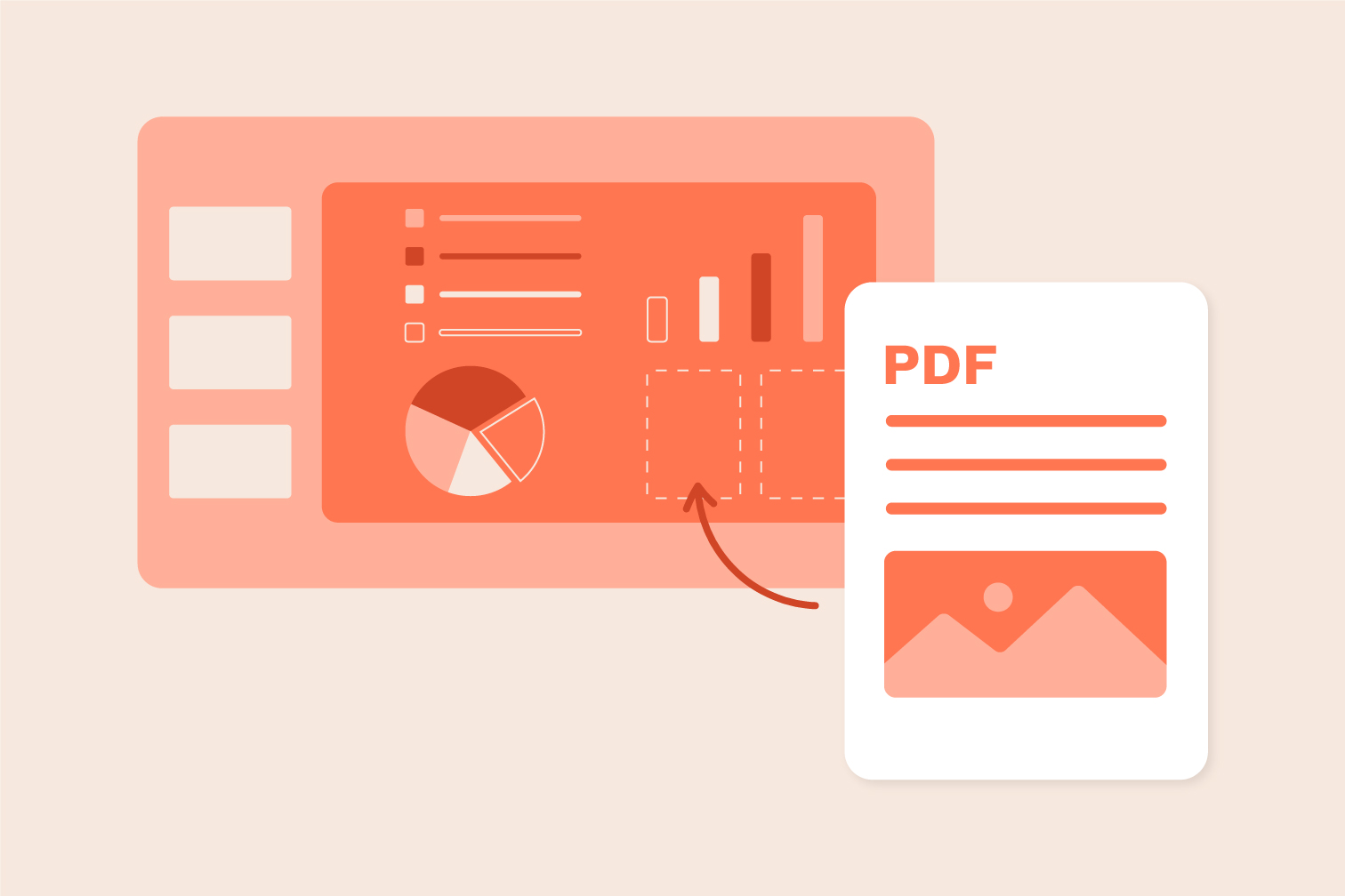 how to put pdf into presentation mode